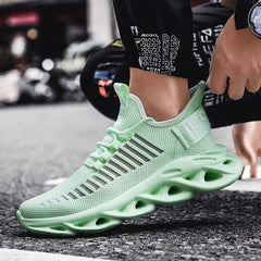 Male Sneakers 2023 Platform Men Casual Shoes LaceUp Breathable Light