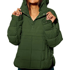 Trendy Hooded Pullover Jacket