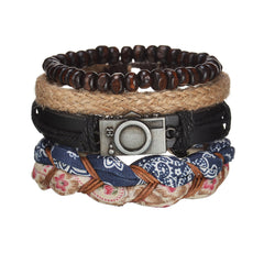 Mens Modern Multilayered Bracelet