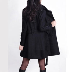 Winter Outerwear Fashion Loose Winter Warm Long Sleeve Button Button