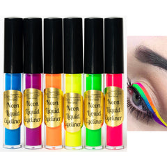 Neon Yellow Liquid Eyeliner - Water-proof, Smudge-proof, Long-lasting