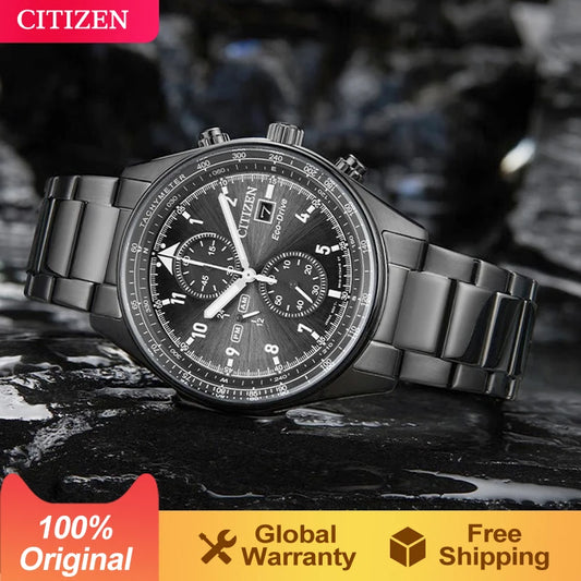 Original  CITIZEN watch Men future force Luminous Three-eyelid Steel