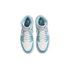 Nike Air Jordan Women's 1 Mid 'university Blue' Sneakers Shoes