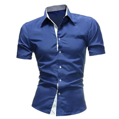 Men's Short Sleeve Party Resort Formal Shirt Hawaiian Beach T-Shirt