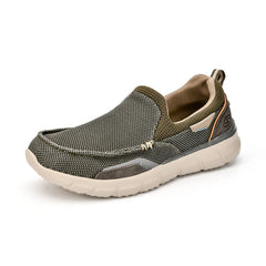 SKECHERS Men's Breathable Canvas Shoes Slip on Men Fashion Outdoor