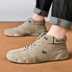Men Boots Casual Motorcycle Winter Shoes 2023 Waterproof High Top