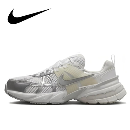 Originals Nike V2K Run Mesh Breathable Men Women Casual Running Shoes