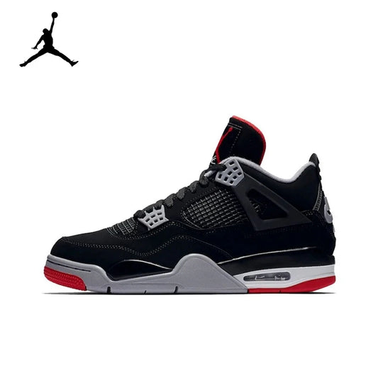 Air Jordan 4 Original Retro Bred Bull Anti-Slip Wear-resistant Retro