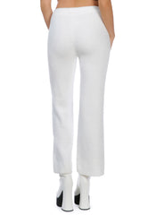 Solid Casual Wide Leg Trousers