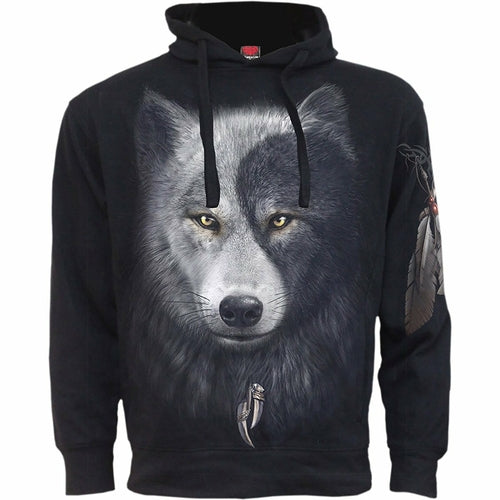 WOLF CHI - Side Pocket Hoody Black