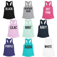 CUSTOM TANK TOP Pick Style & Print Color