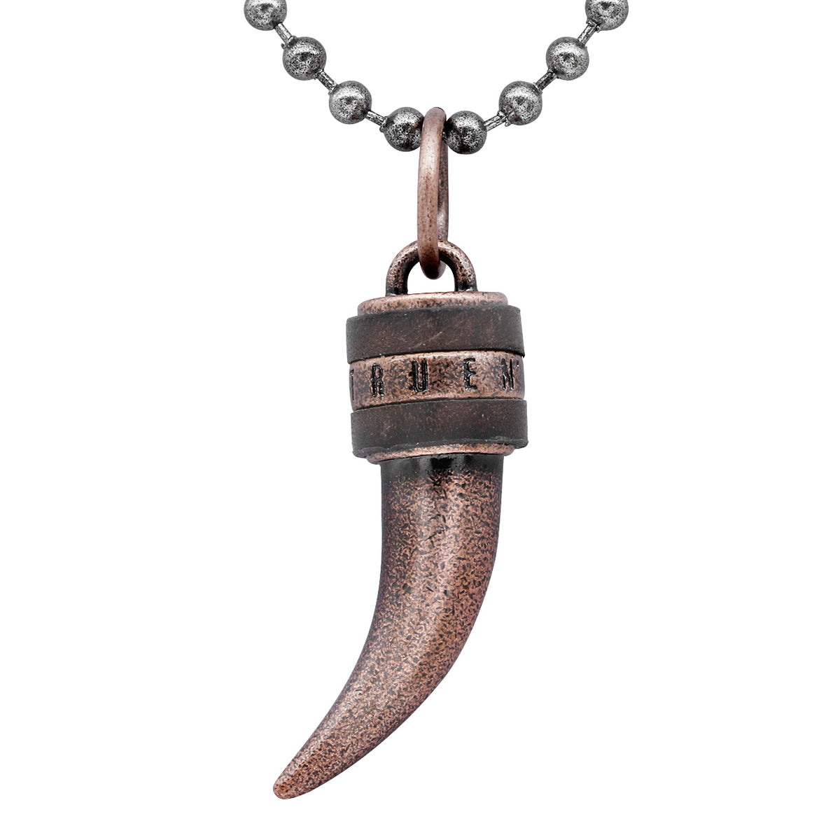 Tribal wolf tooth copper plating Necklace