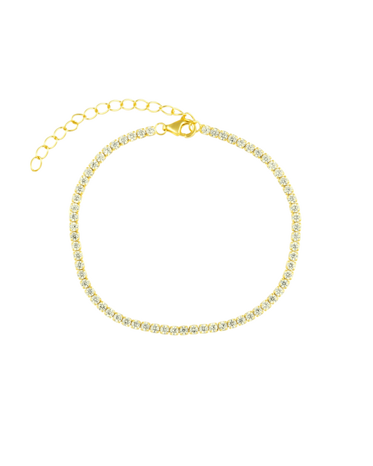 Chloe Tennis Bracelet Canary