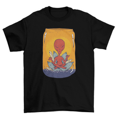 Alien meditation t-shirt