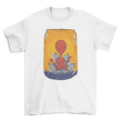 Alien meditation t-shirt