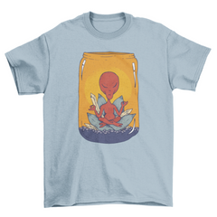 Alien meditation t-shirt