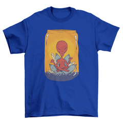 Alien meditation t-shirt