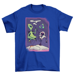 Smoking Alien T-shirt Design