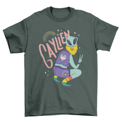 Gay Alien Quote T-shirt Design