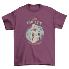 Stay creepy halloween t-shirt