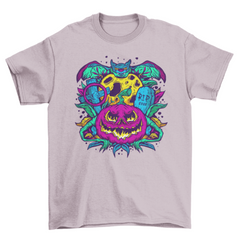 Psychedelic halloween t-shirt