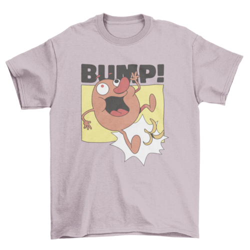 Funny potato cartoon character t-shirt design