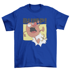 Funny potato cartoon character t-shirt design