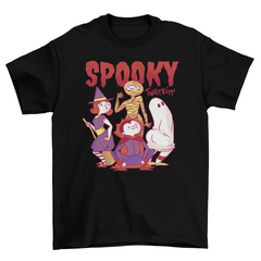 Spooky Holiday Cartoon Ghost monsters twerk Halloween dance t-shirt