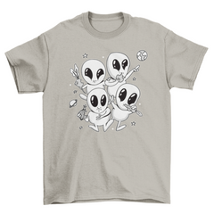 Vegetable aliens t-shirt