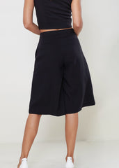 Women's High Rise Overlay Culottes