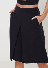 Women's High Rise Overlay Culottes