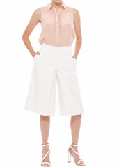 Women's High Rise Overlay Culottes