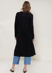 Women's Wrap Trench Coat In Black