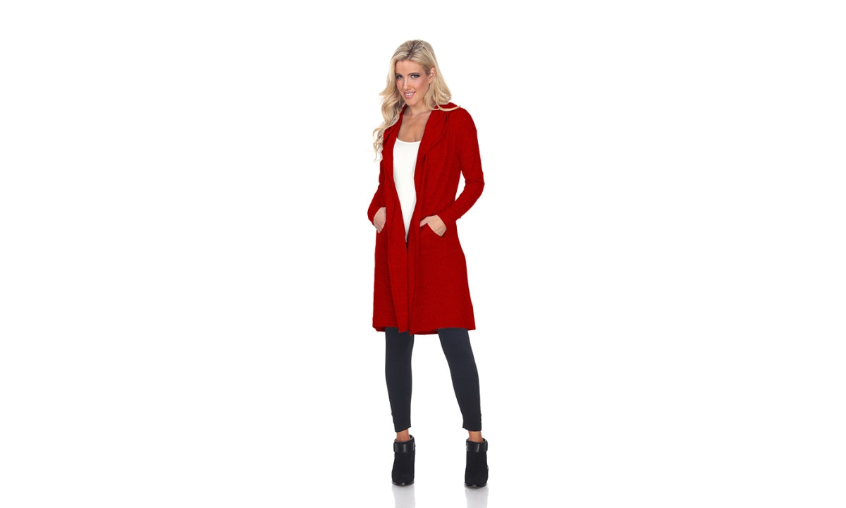 White Mark 618-03 Women North Cardigan - Red