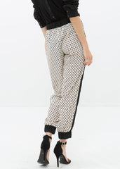 Women's Printed Casual Cuffed Hem Pants