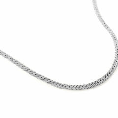 Stainless Steel Flat Snake Bone Chain Necklace (2 Colors , 2 Sizes)