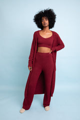 Ultra-soft Boucle Longline Cardigan