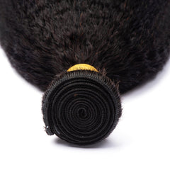 Yaky Texture Kinky Straight Virgin Human Hair Bundles-12A