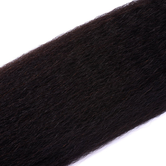 Yaky Texture Kinky Straight Virgin Human Hair Bundles-12A