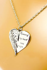 Necklace - A Piece of My Heart Has Wings