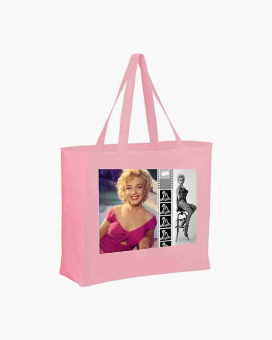 Marilyn Monroe 1900  Pink Tote Bag Accessories Groceries