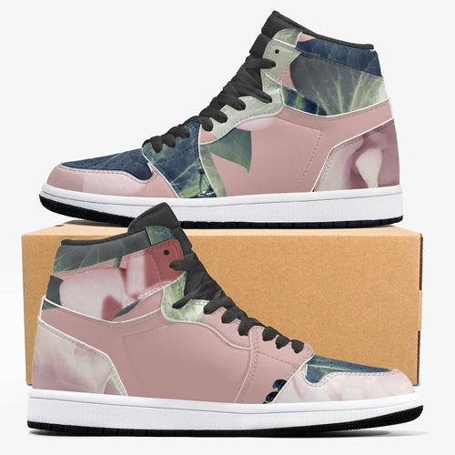 Jacki Easlick Floral Garden High-Top Leather Sneakers