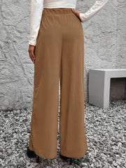 Tied High Waist Wide Leg Pants