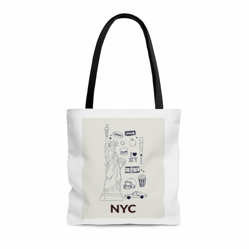 Symbols of NYC Everyday Tote Bag Medium