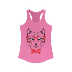 Smart Cat Lover Racerback Tank Top