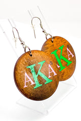 Hoops - AKA Monogrammed Earrings