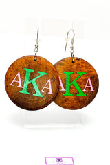 Hoops - AKA Monogrammed Earrings