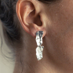 Cobblestone earrings