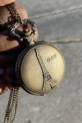 Necklace - Antique Series: Eiffel Tower Necklace Paris France Locket