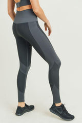 Chevron Track Seamless Highwaist Leggings